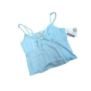 NWT BP Women's Teal knot front camisole sizeS
